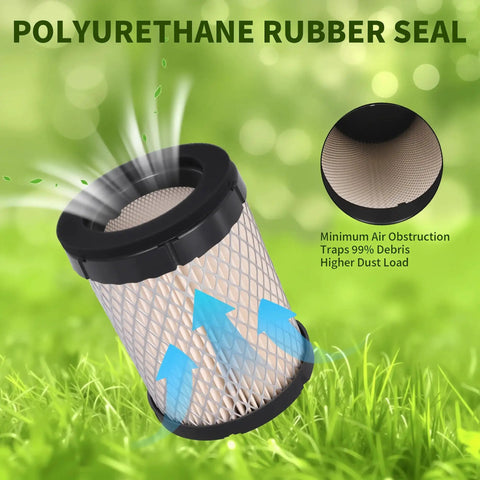 Polyurethane rubber seal air filter, part of DIY Ready Fuel Pump Tune Up Kit For Onan MicroLite MicroQuiet RV 4000 Generator.