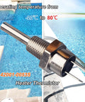 All In One Pool Heater Repair Kit With Stack Flue Sensor Thermistor And High Limit Switch For Pentair Sta Rite MasterTemp Max E Therm SR200 SR333 SR400 Pool And Spa Heaters heater thermistor 42001-0053S