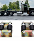 Lower Roller Bracket Bundle Kit With Rollers And Hardware For 379 Trucks Driver And Passenger Side Direct Fit Easy Install