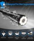 1920P HD Borescope With 8 Adjustable LEDs Semi Rigid Endoscope for wet inspections, IP67 waterproof
