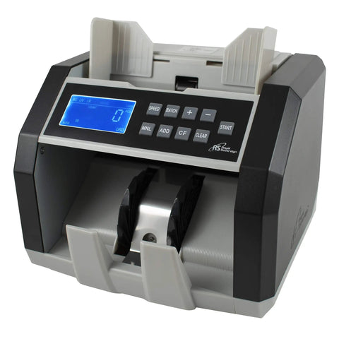 Front Load Bill Counter With Counterfeit Detection, Ultraviolet, Magnetic Ink Verification, and Infrared Sensor, 1,500 BPM