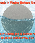 Pro Grade 6 Inch Foam Sanding Discs 15 Pack 3000 Grit Hook And Loop Wet Dry Sandpaper soaking in water for durability
