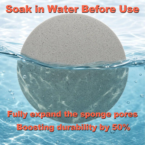 Pro Grade 6 Inch Foam Sanding Discs 15 Pack 3000 Grit Hook And Loop Wet Dry Sandpaper soaking in water for durability