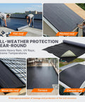Heavy Duty Epdm Rubber Roofing Roll With Self Adhesive Backing For A Rock Solid Waterproof Seal Measuring 39 Inches By 16 Feet used on flat and pitched roofs.