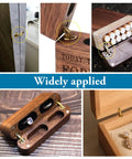 Hidden Brass Barrel Hinges 12 Pack 10mm Concealed Cabinet Hinge Set in various applications