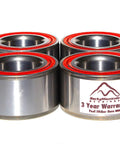 Badass Front And Rear Wheel Bearing Kits Compatible With Ranger 500 700 400 Ev Models, heavy-duty bearings with red seals.