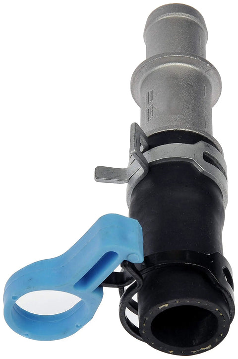 Engine Heater Hose Assembly For Nissan with Aluminum Y Connectors, close-up on durable attachment and clamp details.