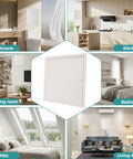 Heavy Duty 14X24 Metal Access Panel For Drywall Ceilings And Walls Rust Resistant Aluminum Frame installed in various rooms.