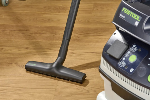 Floor Nozzle With Dual Castors And Two Brush Inserts For Quick Effortless Cleaning Of Large Floor Areas Made From Lightweight Plastic