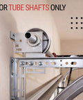 Garage Door Cable Drum Set for Standard Lift Aluminum Construction Heavy Duty 530 Lb Capacity Fits Up To 8 Ft Doors Replacement Parts for Smooth Balanced Operation installed on a tube shaft.