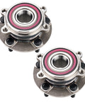 Beefed Up Front Wheel Bearing Hub Assembly Set 2 Pieces For Mazda CX5 2013 To 2022 And Mazda6 2014 To 2021 5 Lug Compatible