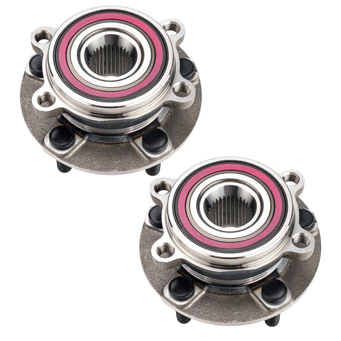 Direct Fit 513347 Front Wheel Hub Bearing Assembly For 2013 2022 Mazda CX 5 And 2014 2021 Mazda 6, 5 lug, premium quality pair.