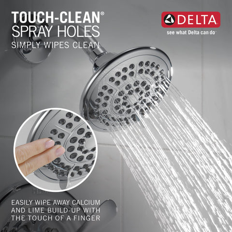 Classic Tub And Shower Faucet With Single Handle Control In Chrome Finish