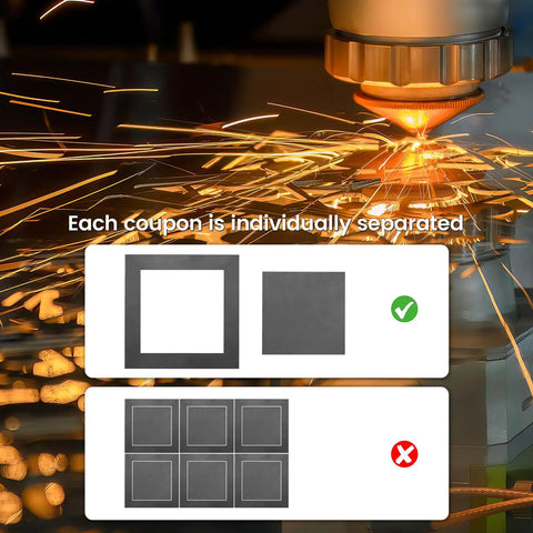 Welding Practice Kit With 36 Premium Mild Steel Coupons In 3.6 Inch And 2.6 Inch Sizes, 9 Gauge Plates with sparking welding scene