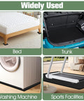Heavy Duty Neoprene Foam Sheet With Reliable Grip Backing 1/4 Inch Thick 12 By 59 Inches Closed Cell Rubber Roll used under bed, trunk, washing machine, and sports equipment.