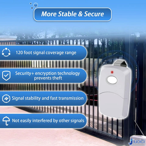 3089 Multicode Gate Opener Remote Control For 300MHz 10 Dip Systems Linear Garage Door Remote 308911 beside gate