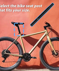 27.2mm By 300mm Matte Black Aluminum Seat Post For Road And Mountain Bikes Lightweight Yet Tough Bicycle Seat Post Replacement 11.81 Inch Length Fits Most Bikes next to road bike