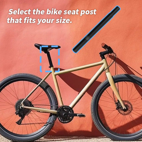 27.2mm By 300mm Matte Black Aluminum Seat Post For Road And Mountain Bikes Lightweight Yet Tough Bicycle Seat Post Replacement 11.81 Inch Length Fits Most Bikes next to road bike