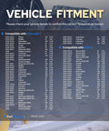 Vehicle fitment chart for Heavy Duty Ambient Air Temperature Sensor Straight Shot Knockout Fit No Sweat Swap Drop Dead Reliable For Chevy Silverado Camaro Colorado Equinox Suburban Replaces Ax355.