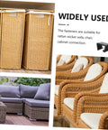 12 Piece Rattan Furniture Clips Set For Wicker Chairs And Sofas Outdoor Patio Clamps Easy Install Fasteners for stability