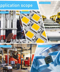 Ionizing Air Nozzle Anti Static Eliminator With Built In High Voltage Power Supply For Machinery And Device Manufacturing And Automation Equipment High Ion Density For Rapid Static Elimination US Plug Included, shown in electronics and semiconductor use