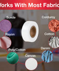 Heavy Duty Iron-On Fusing Web Fabric Adhesive For Quick, Strong Repairs And Fray Prevention - 3/4 Inch By 8 Yards, fabric examples