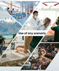 Collage showing Over Glasses Safety Goggles With Anti Fog And Scratch Resistant Lenses ANSI Z87 Certified used in various scenarios.