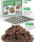 Hydroponic Pods Starter Kit With 120 Grow Sponges And 120 Pod Labels Compatible With Aerogarden And Most Systems Seed Pod Starter Kit