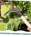 Lightweight Manganese Steel Garden Weeding Tool With Portable Double Edged Sickle for easy weeding in beds and lawns