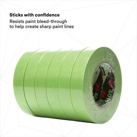 Pro Grade High-Performance Green Masking Tape 401 Plus For Sharp Paint Lines With Superior Adhesion 24 Mm X 55 M