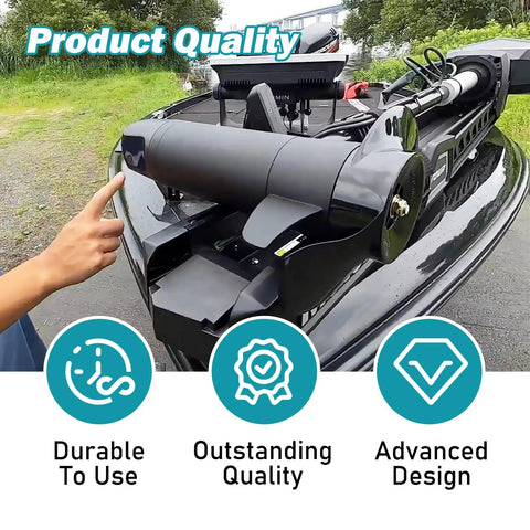 Weedless Two Blade Propeller For Trolling Motors Replacement Prop Fits 3.5 Inch Lower Housing And 3.5 Inch Hub 10.25 Inch Diameter Boosts Thrust Cuts Drag Easy Install
