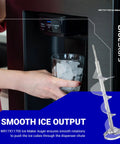 Person using Ultra Durable Ice Maker Auger Replacement For GE Hotpoint Refrigerators Fits WR17X11705 Replaces WR17X11939 PS1018130 AP3849786 AP3672963 No Fuss Install Reliable Ice Production Premium Quality Part for smooth ice output