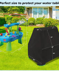 Heavy Duty Kids Water Table Cover With 600D Oxford Fabric, Waterproof Dust Proof And Anti UV, Fits Most 41 X 25 X 33 Inches