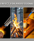 Beefy Propane Torch Kit With 4 Flame Head Trigger Start Igniter Includes MAP Gas Tank Grill Torch for cooking, brazing, and more