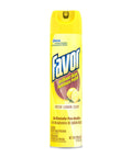 Clean As A Whistle Top Shelf Furniture Polish Delivers A Fresh Lemon Hit in a yellow spray can, 9.7 oz for quick dust removal.