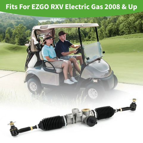 Steering Gear Box Assembly For EZGO RXV Golf Carts Electric And Gas 2008 And Up Replacement Rack And Pinion OEM 601500 618329