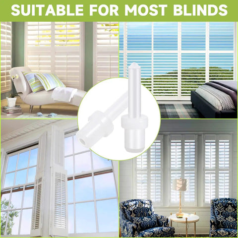 Top Shelf Window And Shutter Repair Kit With Sixty Badass Plastic Pins Spring Locks And Clips quick install for various blinds.