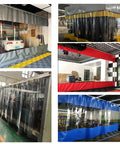 Heavy Duty Thermal Insulated Garage Divider Curtain With Smooth Glide Track Pvc Partition Screen For Shops And Warehouses Blocks Dust And Paint Spray Like A Champ Straight Up Game Changer For Your Workspace Setup Today in various applications.