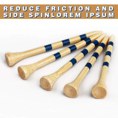 All Natural Bamboo Golf Tees Set 170 Pack With 120 Long Tees And 50 Short Tees Biodegradable Three And A Quarter Inch Built For Longer