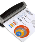 Office Workhorse 3 Hole Paper Punch With Adjustable 2 To 3 Hole Settings 10 Sheet Capacity Heavy Duty Metal Puncher Precision Pro