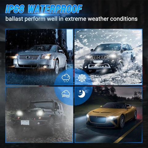 IP68 waterproof Xenon HID Headlight Ballast With Igniter And D2S Bulb Replacement For Acura, Honda, Mazda, Mitsubishi
