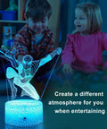 Children with Cool 3D Illusion Night Light For Kids With 16 Color Options And Remote Control Bedside Lamp