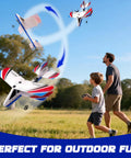 Easy To Fly RC Plane For Beginners And Kids Ages 8 To 12 And Adults With 6 Axis Gyro Stabilization Remote Control Airplane