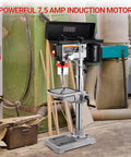 Beast 13 Inch Benchtop Drill Press With 7.5 Amp 120V Motor, Variable Speed 288-3084 RPM, Cast Iron Frame, in workshop