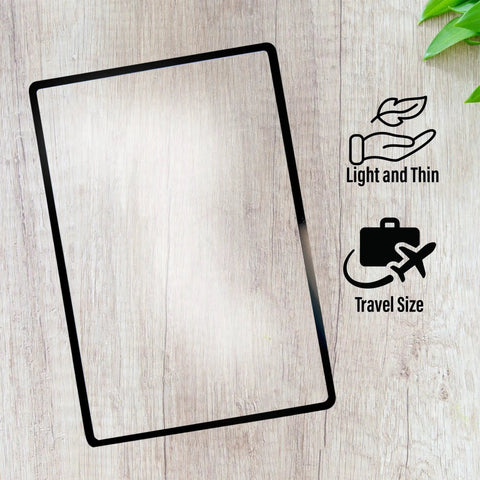 2 Pack Large Full Page Magnifying Sheet With 3X Magnification And 3 Fresnel Lens Bookmark Magnifiers, travel size.