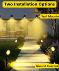 4 In 1 Solar Spotlight Outdoor Waterproof Landscape Lights For Garden Yard Driveway And Pool Area With Auto On Off 5W Solar