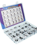 400 Piece Aluminum Electrolytic Capacitors Assortment Kit With 24 Values For SMD And Through Hole Circuits displayed in a box
