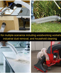 Clear Dust Collection Hose Made Of PVC 2.3 In By 3.9 Ft With Tough Heavy Duty Stainless Steel Wire Reinforcement in various uses