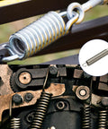 Beefy Stainless Steel Extension Spring Set 0.5mm Wire 5mm Outer Dia 30mm Length 5 Pieces Tension Springs For Home Repair Furniture Doors Chairs