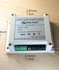 USB Powered 4 Channel Relay Module For PC And Mac With Plug And Play Setup CP2102 Serial Interface No Extra Power Supply Needed on wooden table.